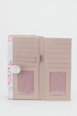 Peony Floral Large Wallet -DKN Travel Bag Shop 3209897 3