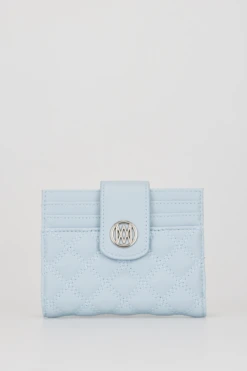 Small Quilted Tab Wallet