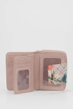 Floral Small Tab Wallet -DKN Travel Bag Shop 3211441 3